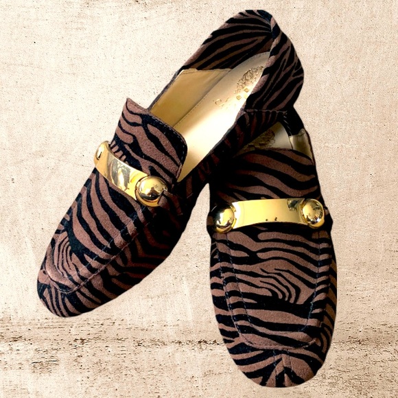Vince Camuto Shoes - ✨NEW✨VINCE CAMUTO TIGER STRIPED SLIP-ON LOAFERS